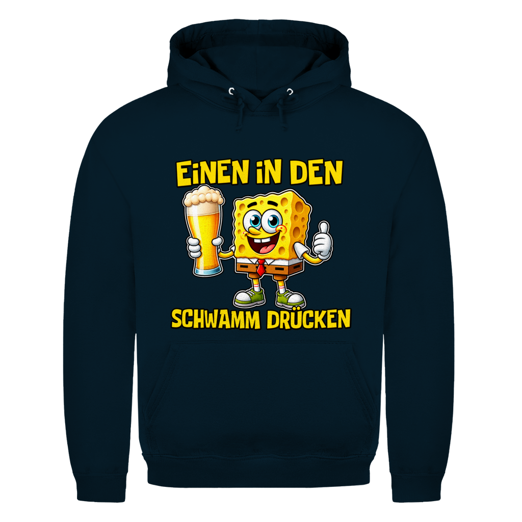 Einen in den Schwamm drücken Hoodie in Navy