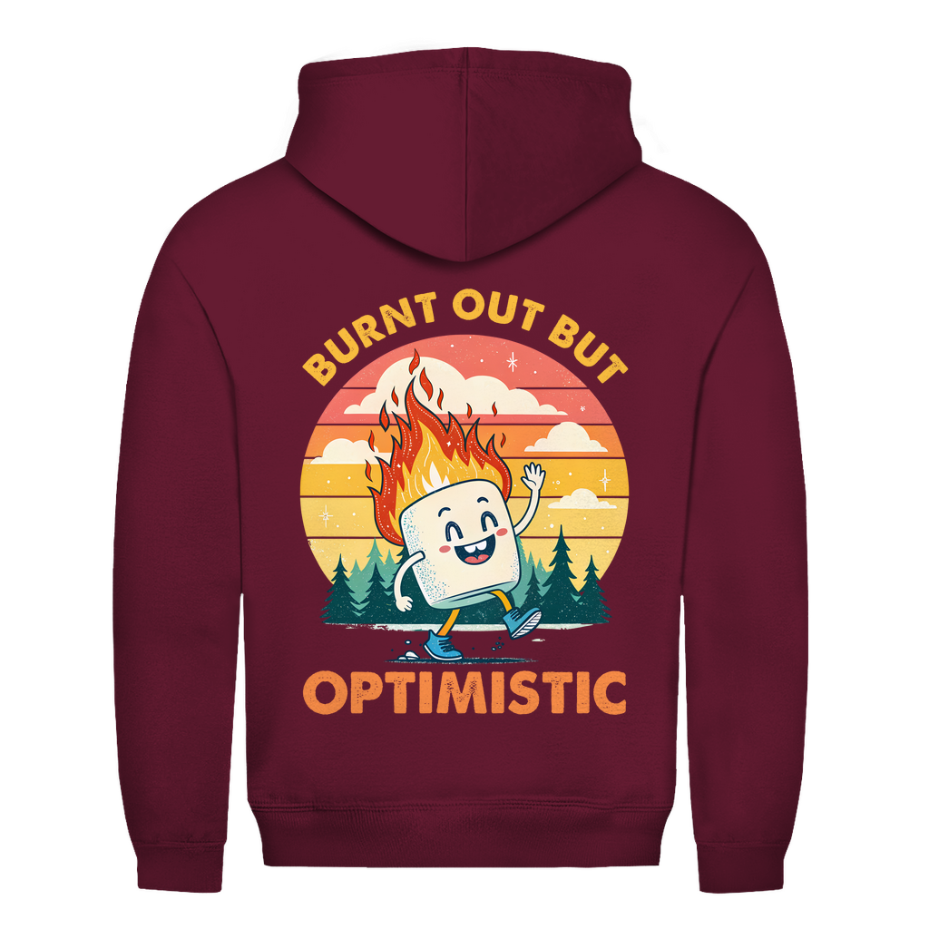 Unisex Hoodie-Rückenprint Burnt Out