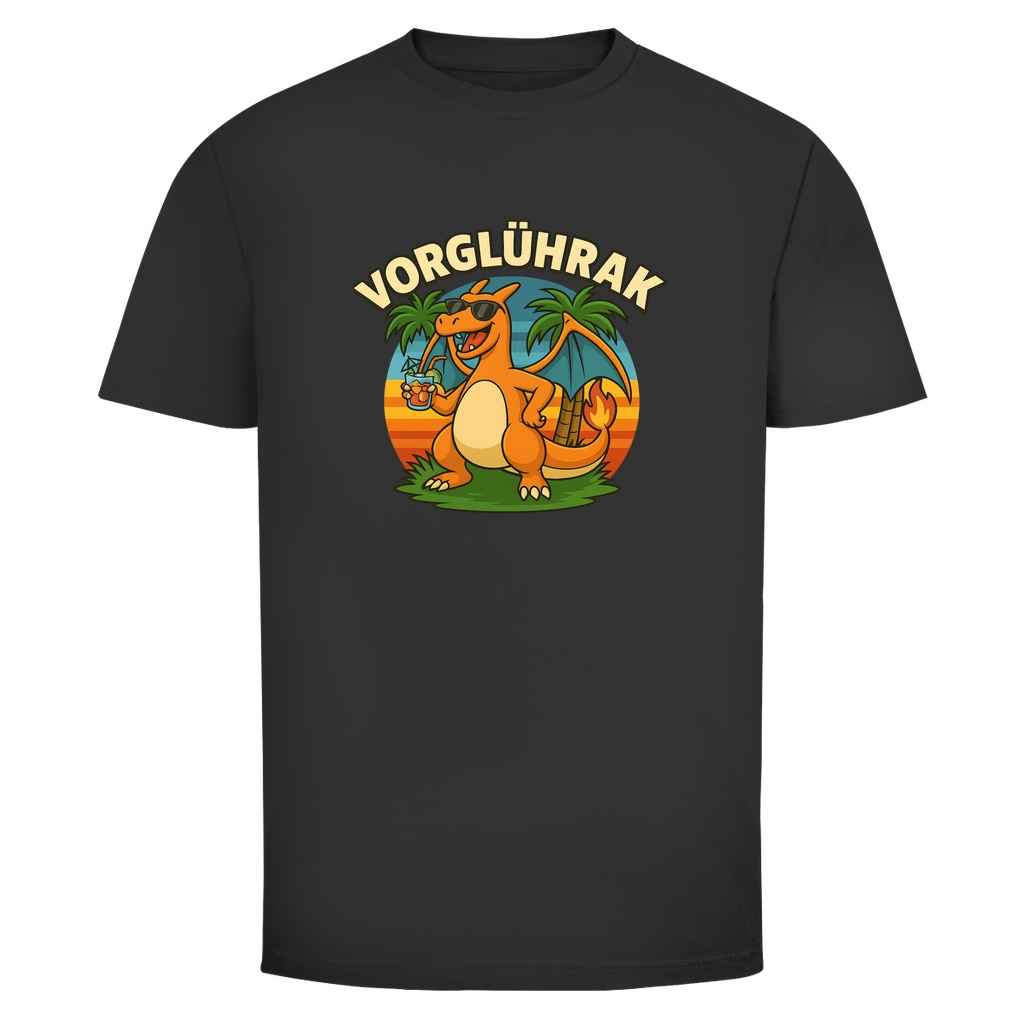 Vorglührak T-Shirt in Schwarz