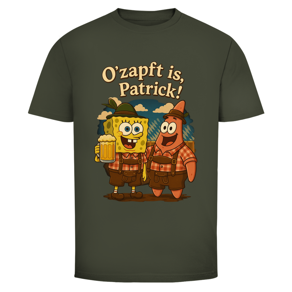 Unisex Wiesn Shirt– „O’zapft is, Patrick!“