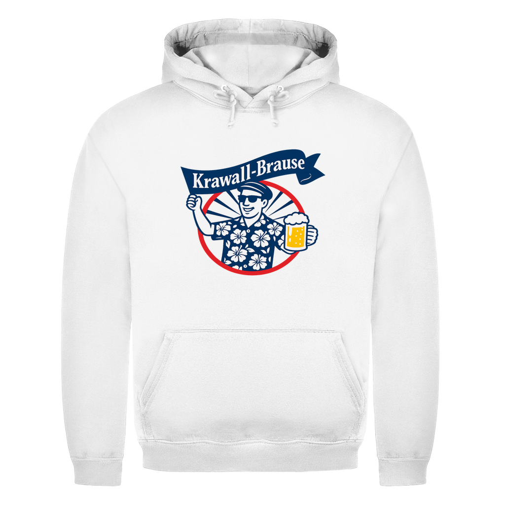 Krawall Brause Hoodie in Weiß