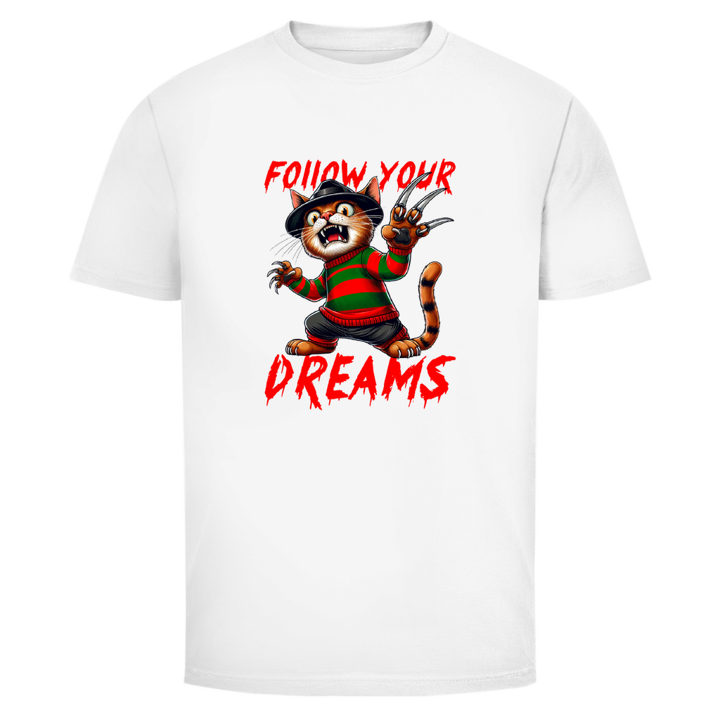 Freddy Cat T-Shirt in Weiß