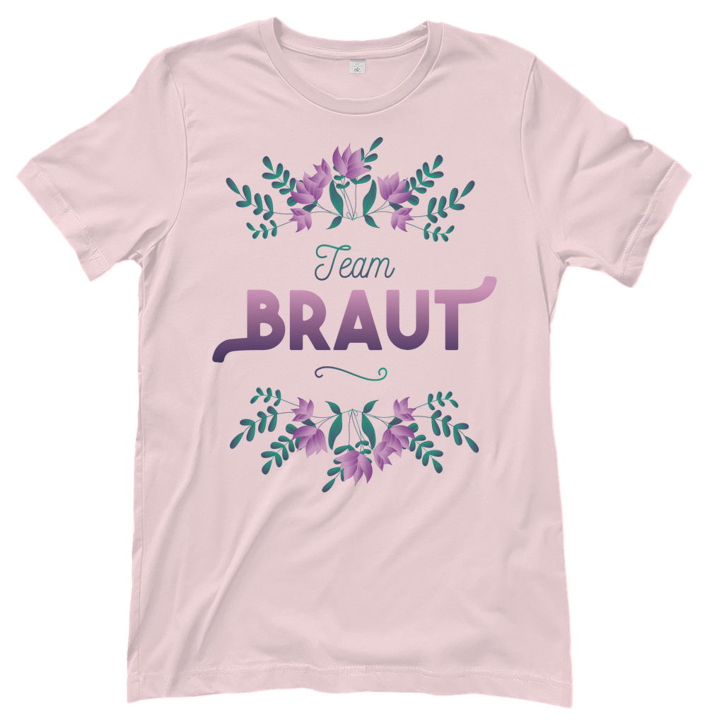 T-Shirt Frauen-Team Braut