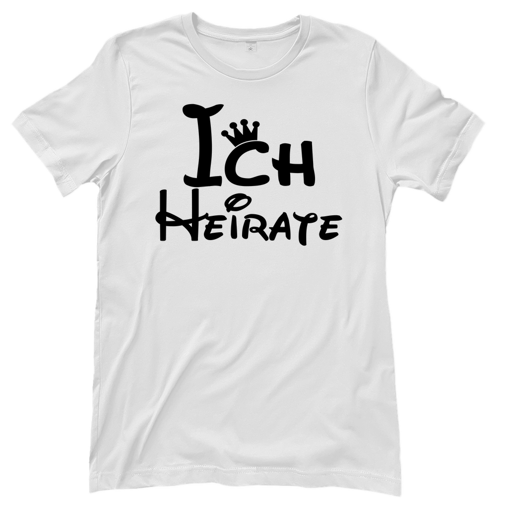 T-Shirt Frauen- Ich heirate