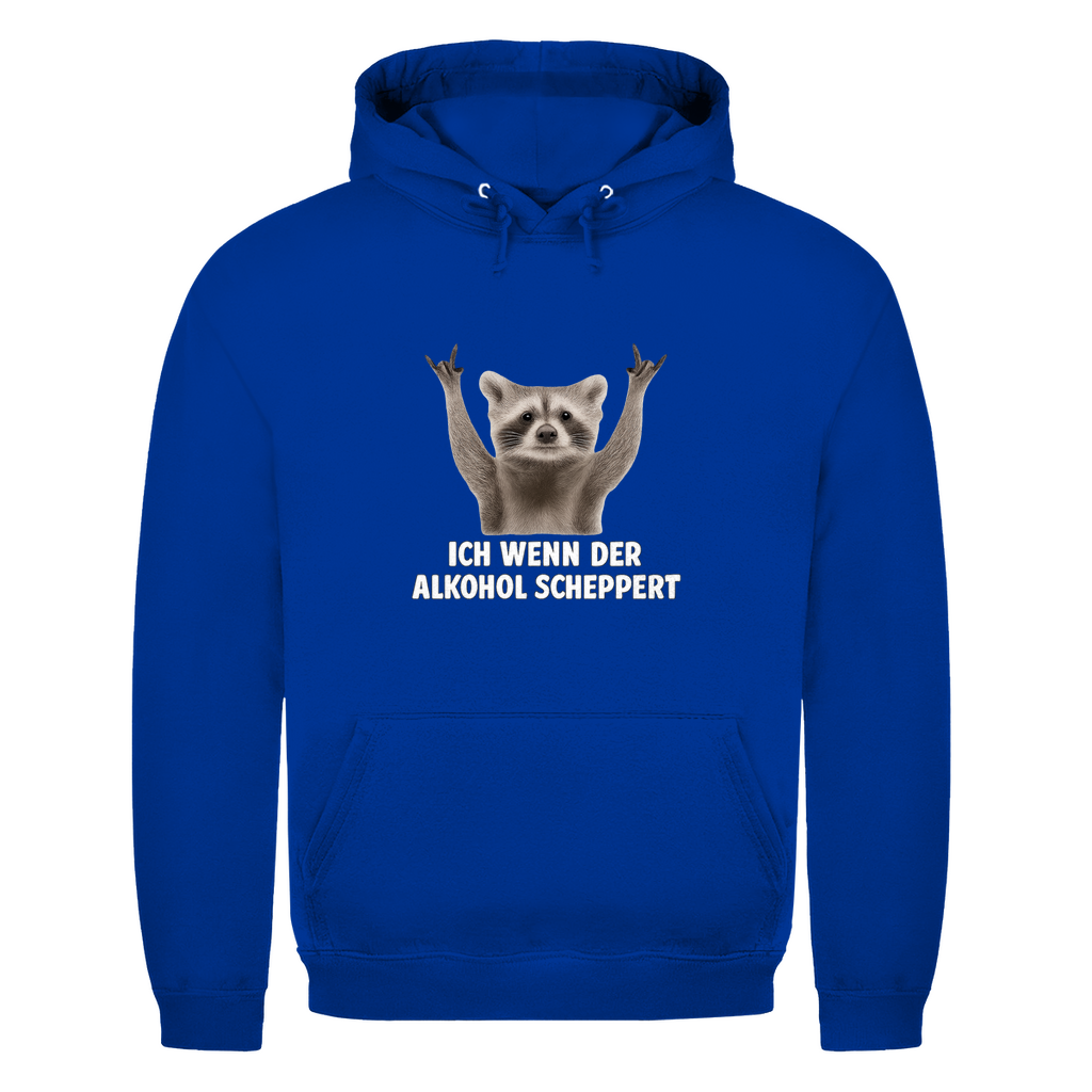 Unisex Hoodie- Wenn der Alkohol scheppert