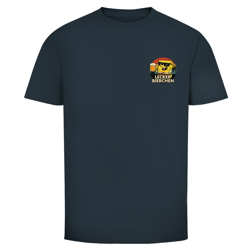 T-Shirt Männer- Lecker Bierchen Minimaslistisch