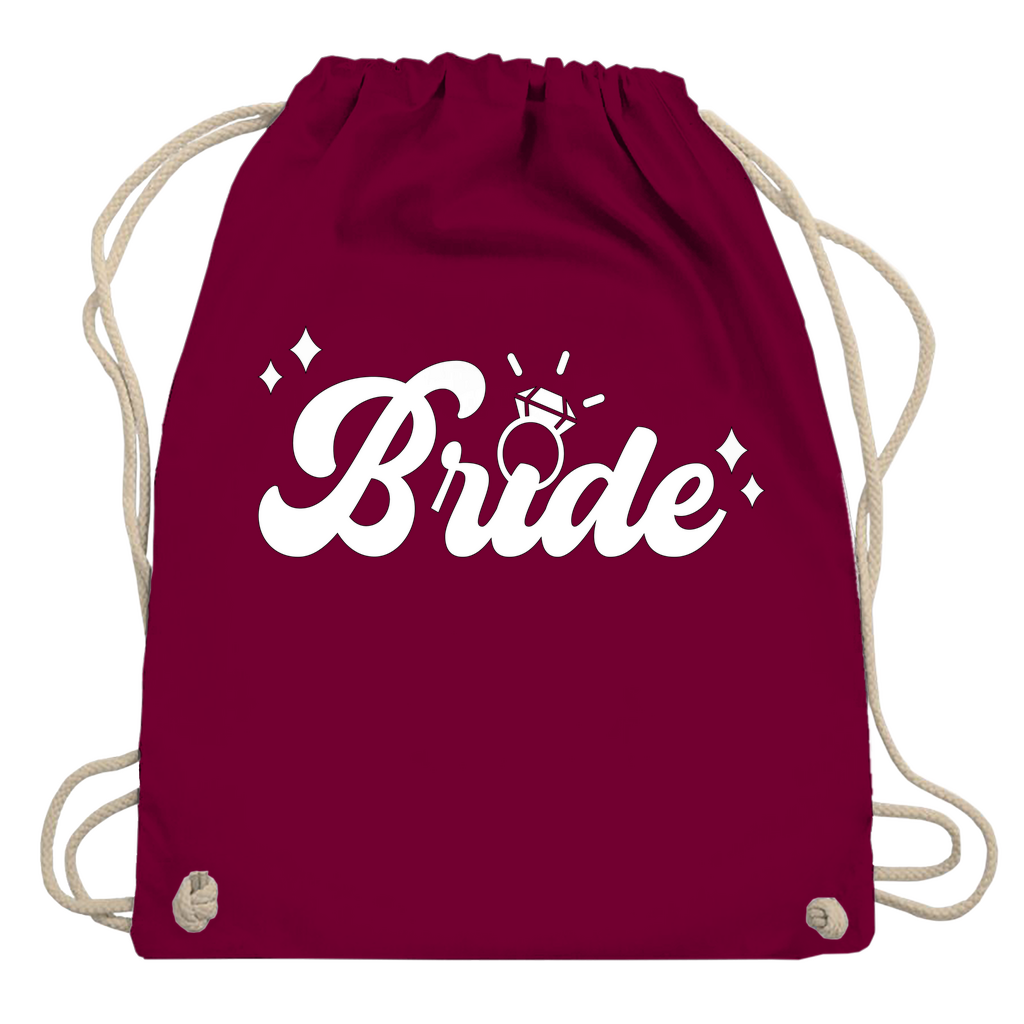 Turnbeutel | Bride Schriftzug mit Ring