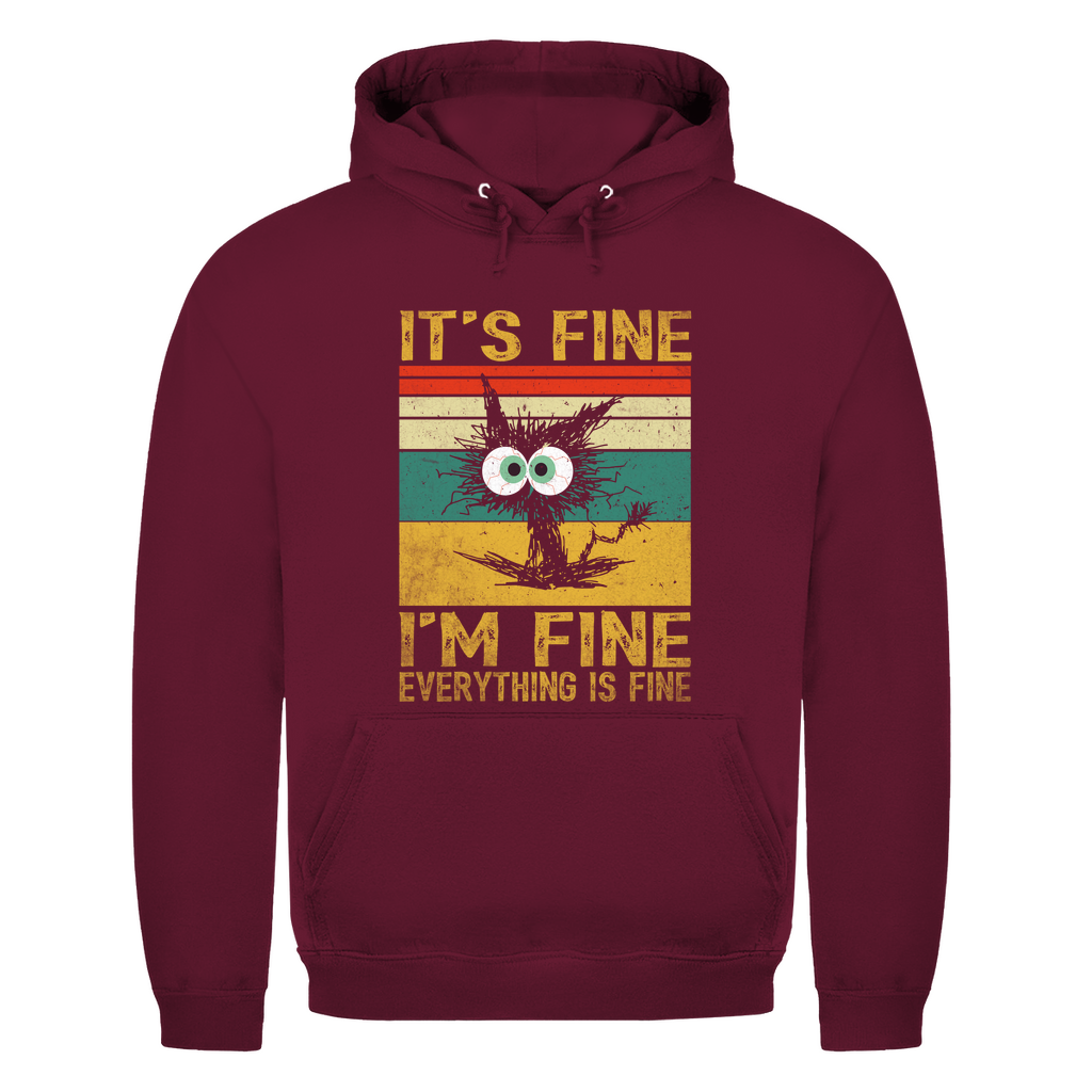 Unisex Hoodie- It’s Fine I’m Fine Everything is Fine