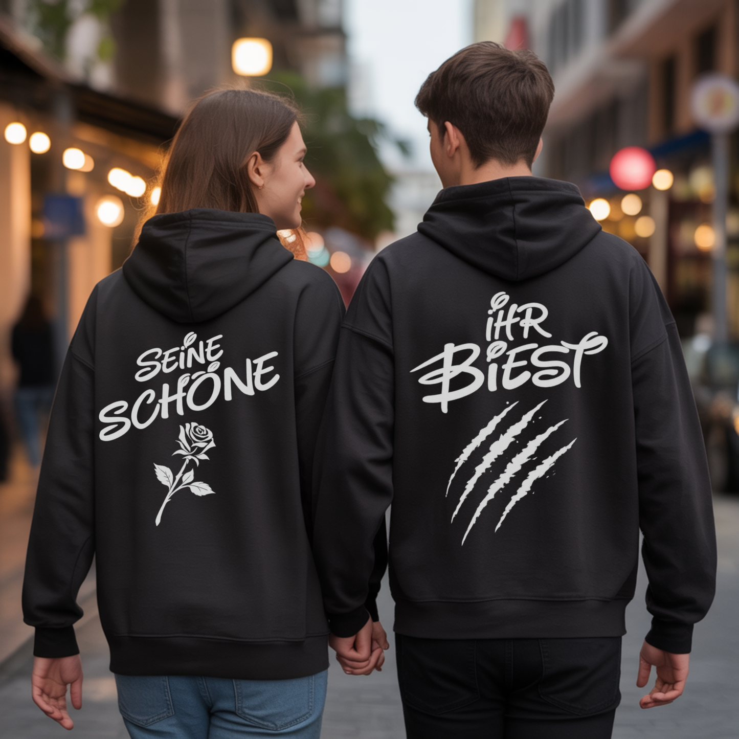 Ihr Biest x Seine Schöne Rückendruck Pärchen Bundle