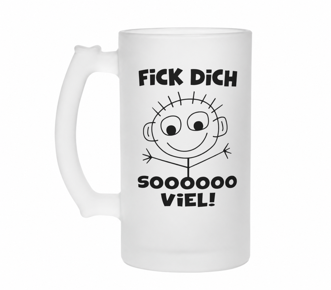 Fick dich sooo viel | Bierglas