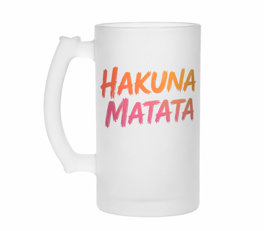 Hakuna buntes Matata | Bierglas