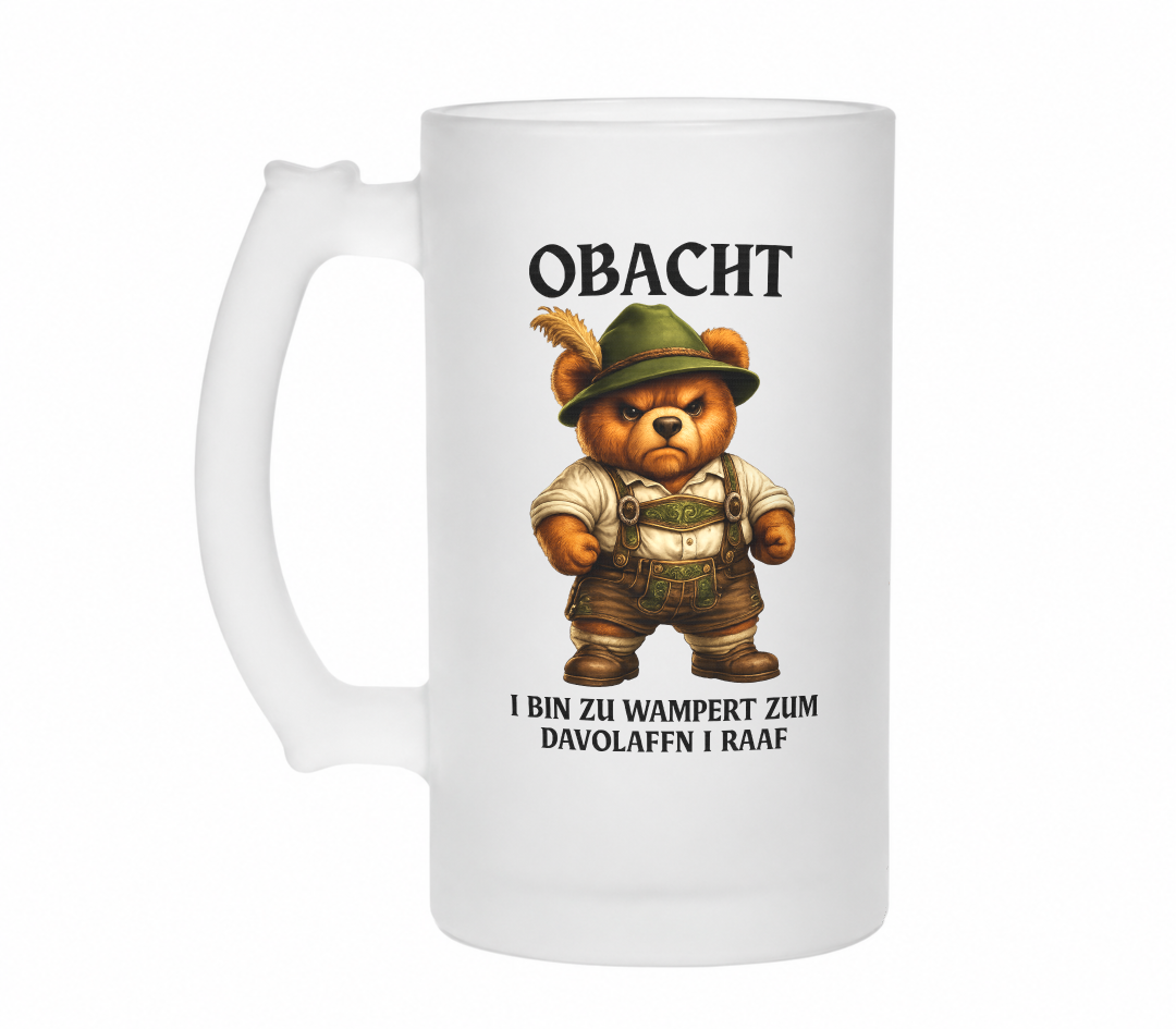 I Raaf Teddy | Bierglas