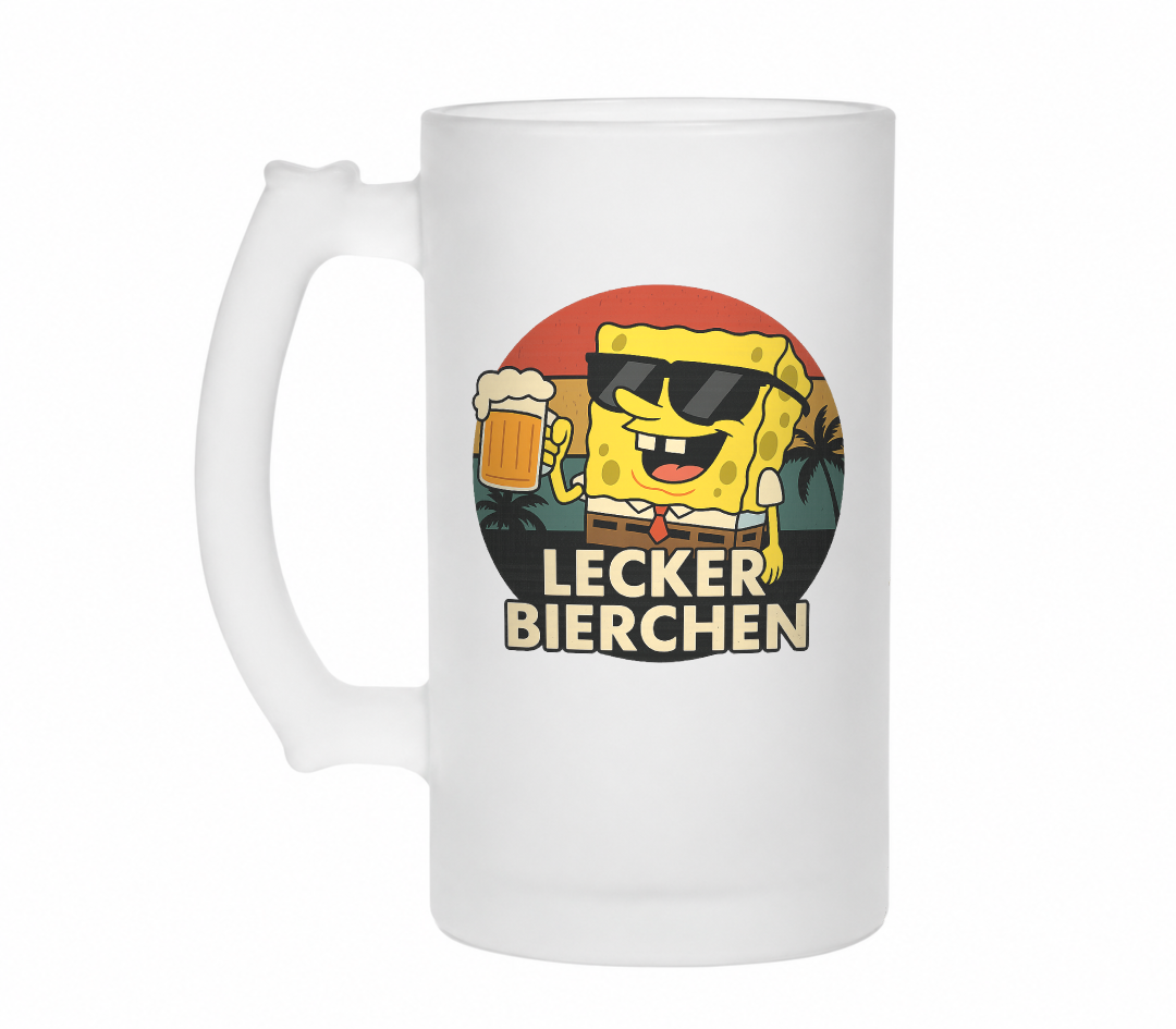 Lecker Bierchen Schwamm | Bierglas