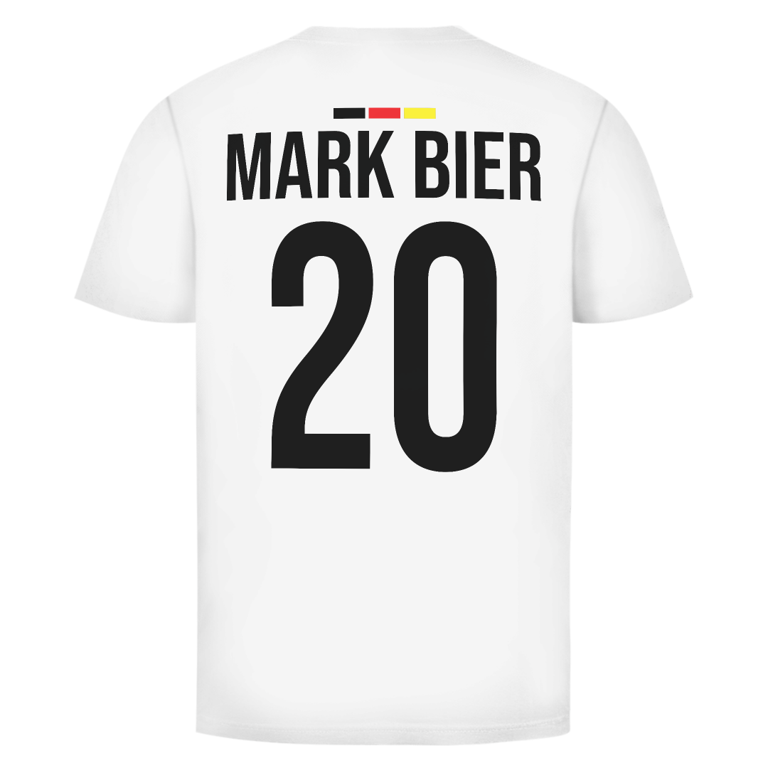 Mark Bier Deutschland Fan Edition beidseitig | Unisex T-Shirt