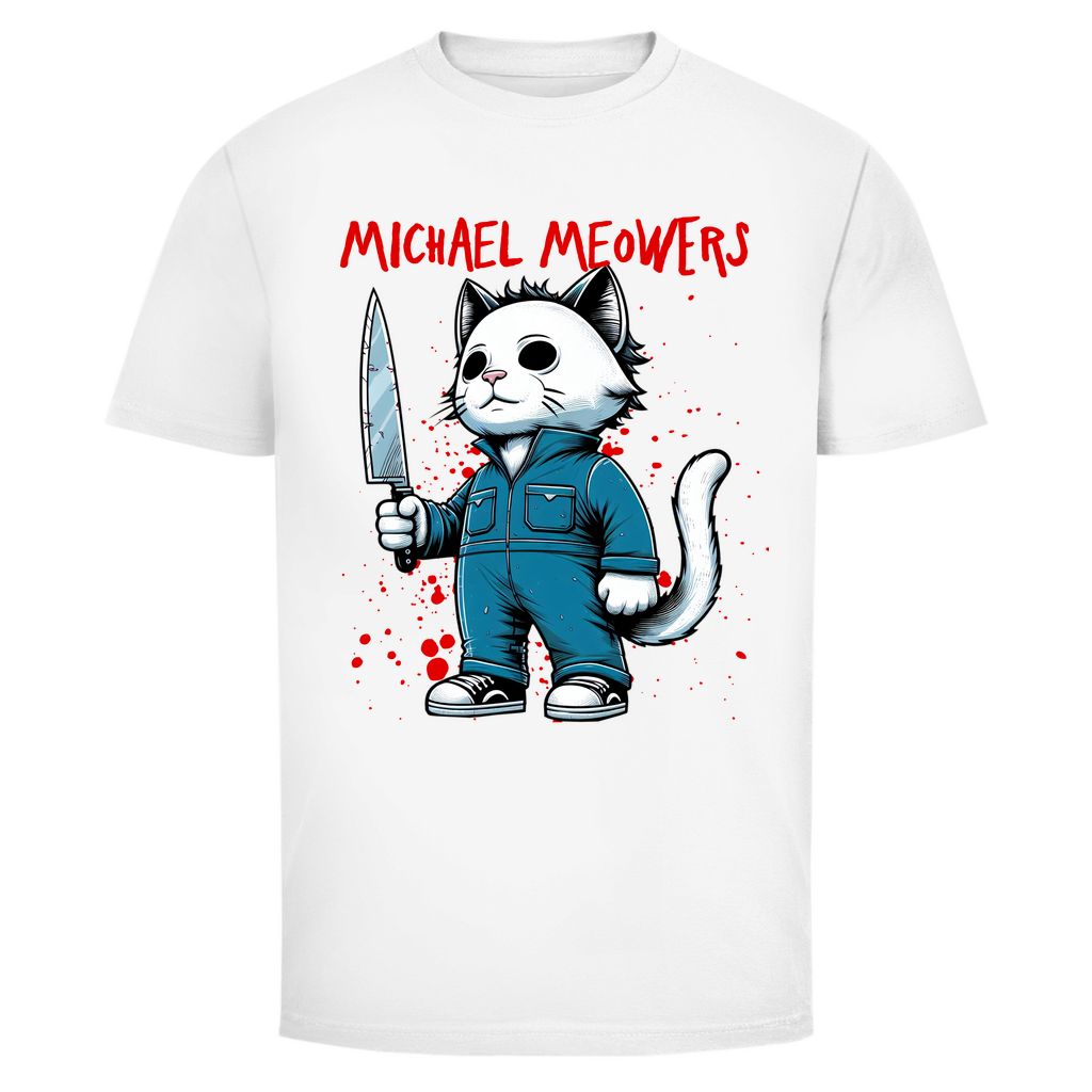 Michael Meowers T-Shirt in Weiß
