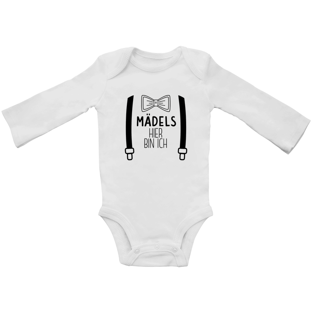 Mädels hier bin ich | Baby Body Langarm
