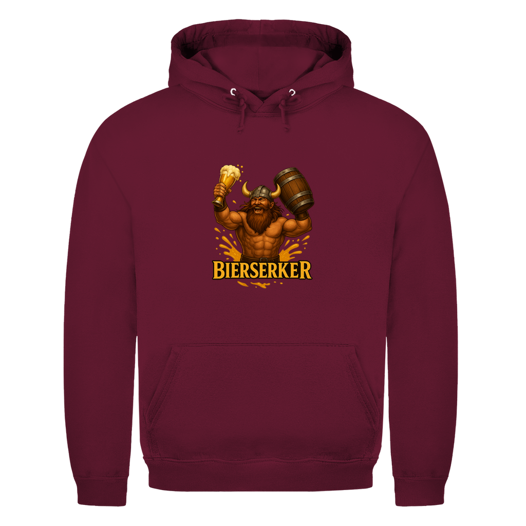 Bierserker Hoodie in Bordeaux