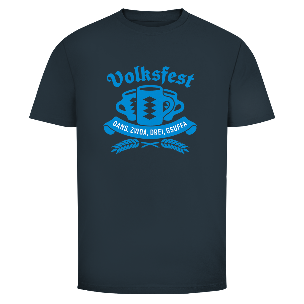 Unisex Wiesn Shirt – Oans, Zwoa, DREI G’suffa!