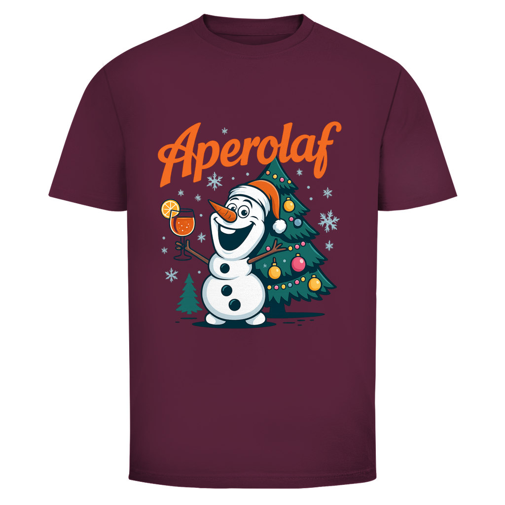 Aperolaf Weihnachtsshirt in Bordeaux