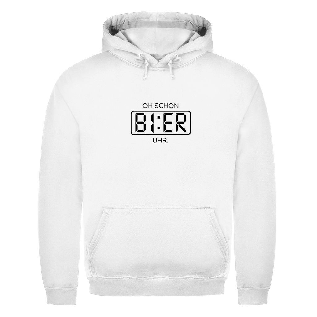 Unisex-Hoodie – Oh schon Bier Uhr