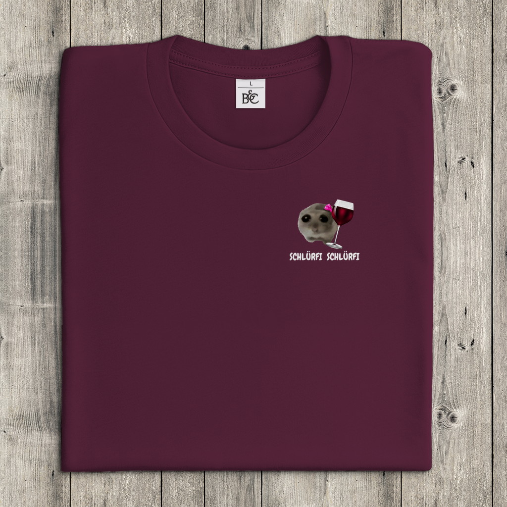 T-Shirt Frauen Minimaslistisch-Schlürfi Schlürfi
