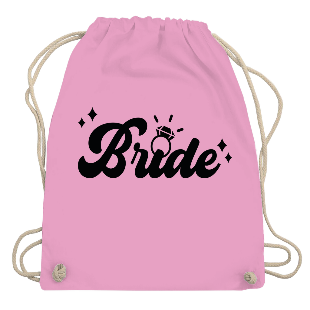 Turnbeutel | Bride Schriftzug mit Ring