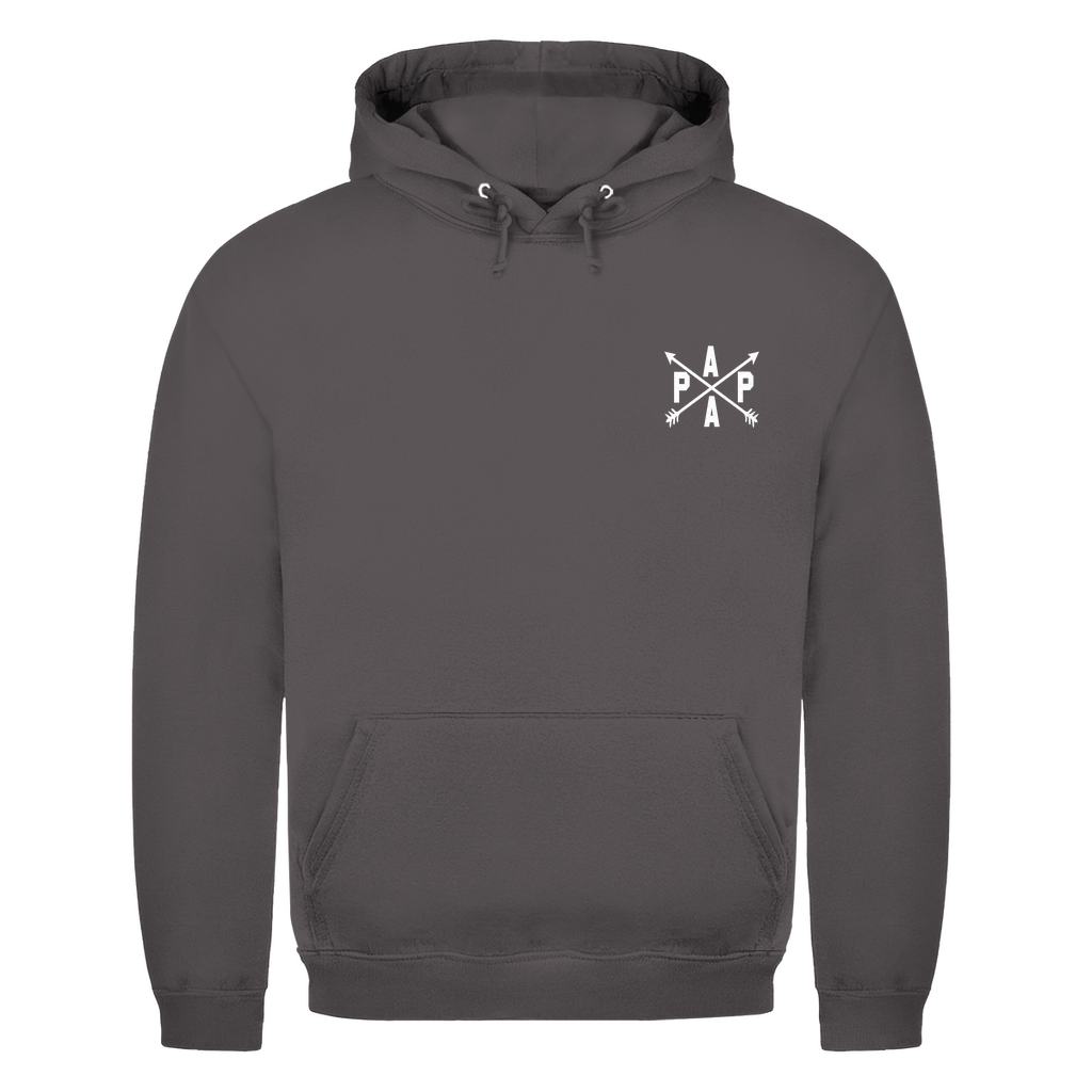 Hoodie Männer– Gekreuzte Pfeile & minimalistisches Design
