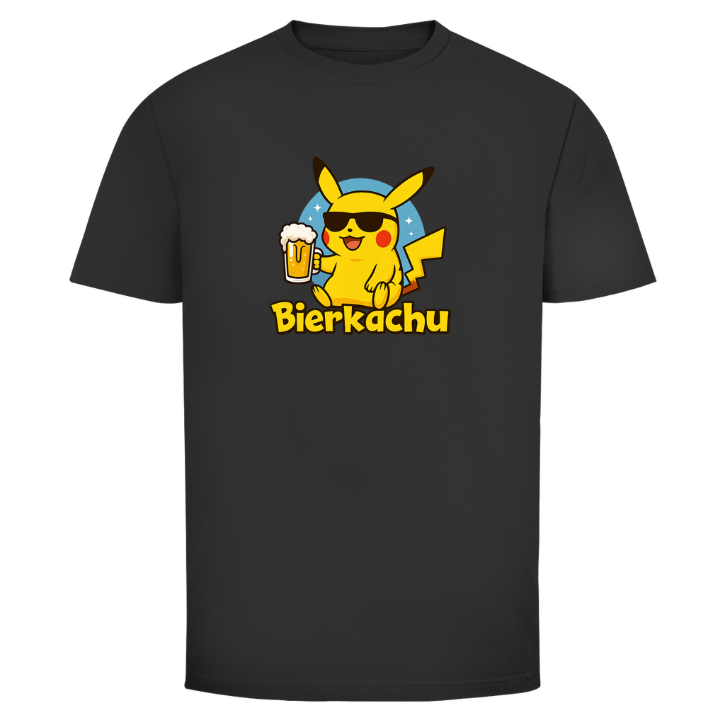 Bierkachu T-Shirt in Schwarz