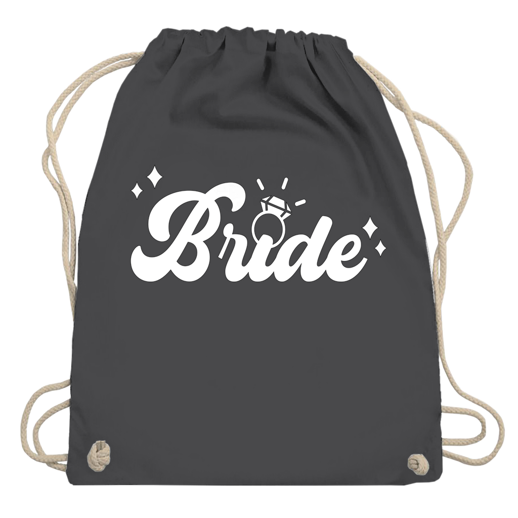 Turnbeutel | Bride Schriftzug mit Ring