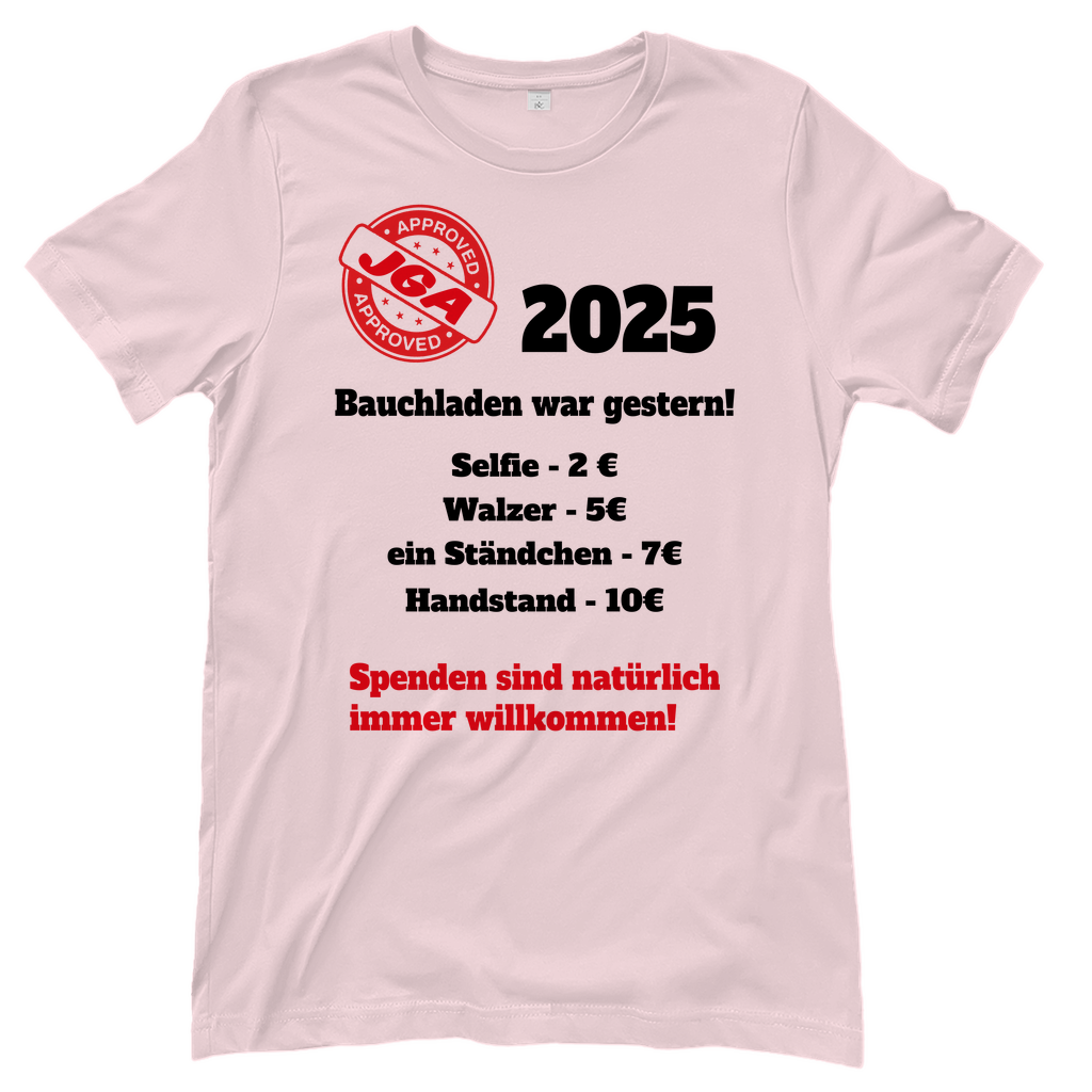 T-Shirt Frauen– Charmanter Bauchladen