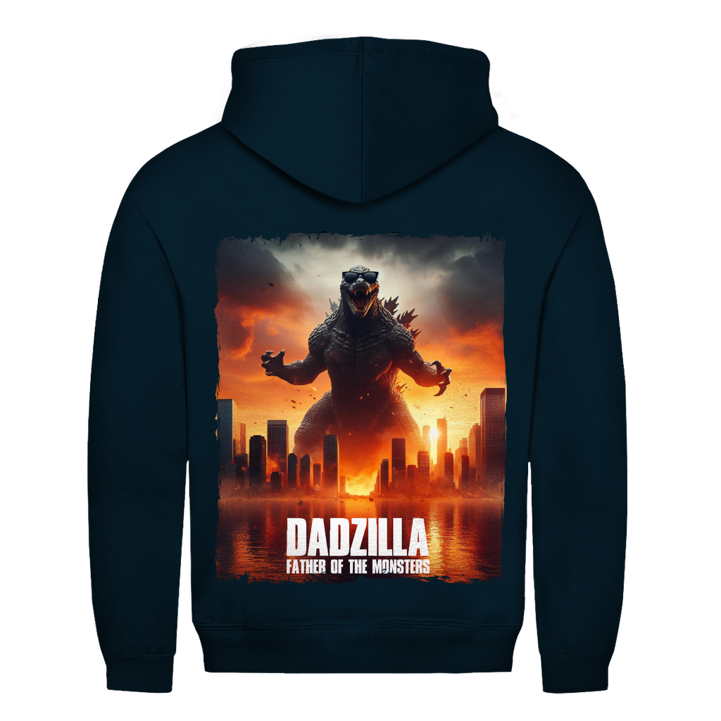 Hoodie Männer-Rückendruck Dadzilla
