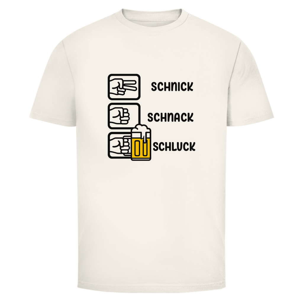 Männer T-Shirt – Schnick Schnack Schluck
