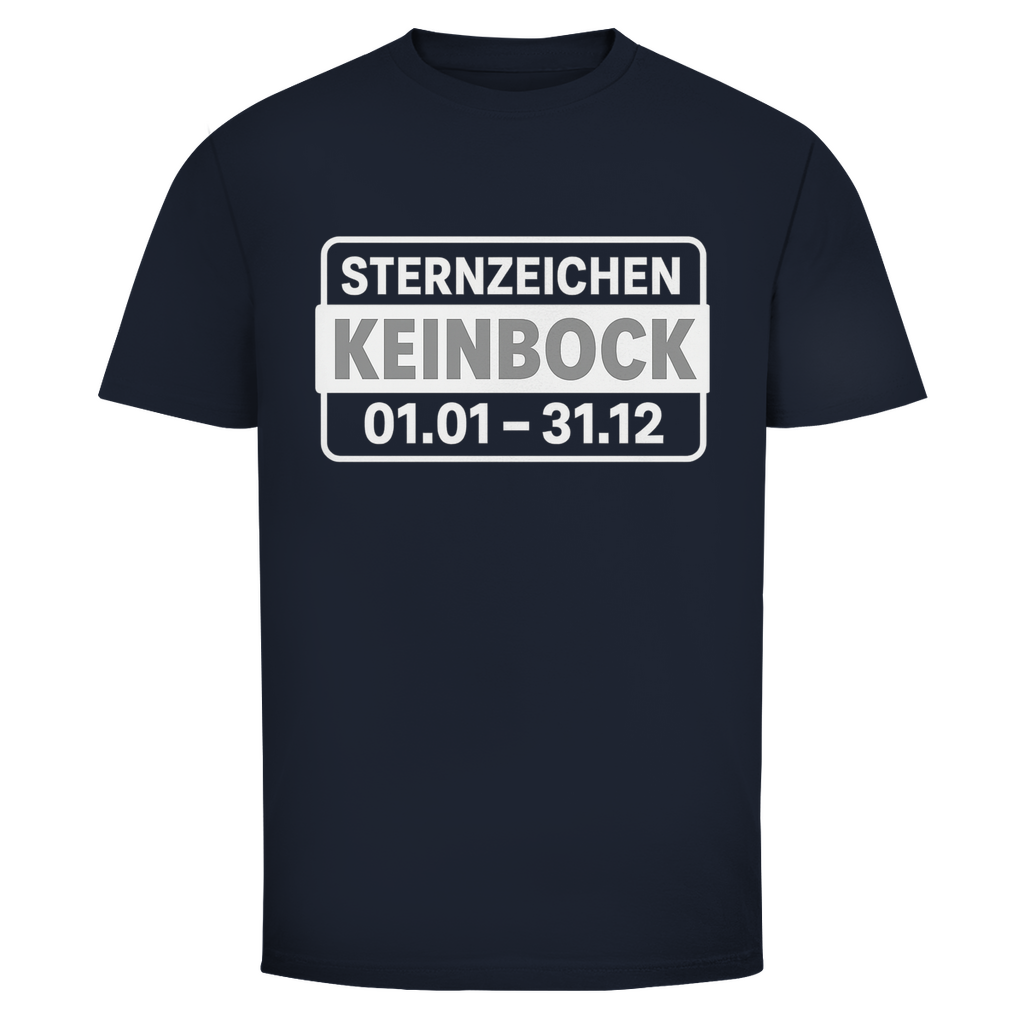 T-Shirt Männer – „Sternzeichen Kein Bock“