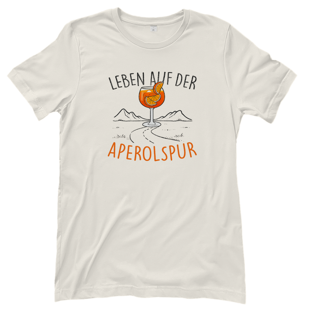T-Shirt Frauen - Aperolspur