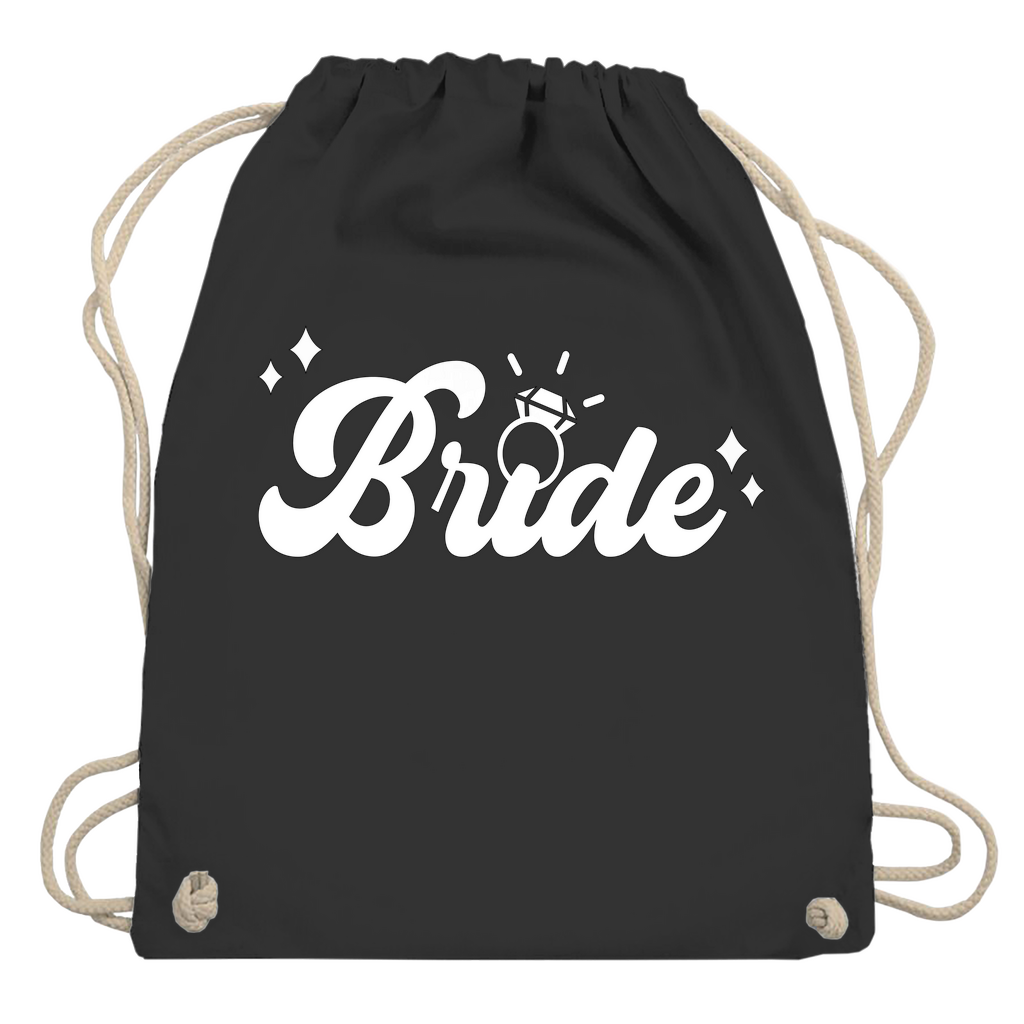 Turnbeutel | Bride Schriftzug mit Ring