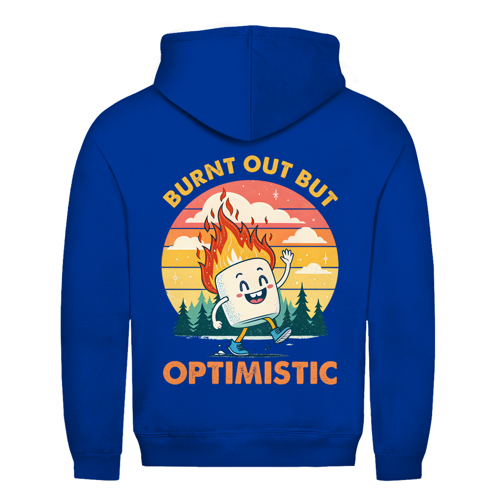 Unisex Hoodie-Rückenprint Burnt Out