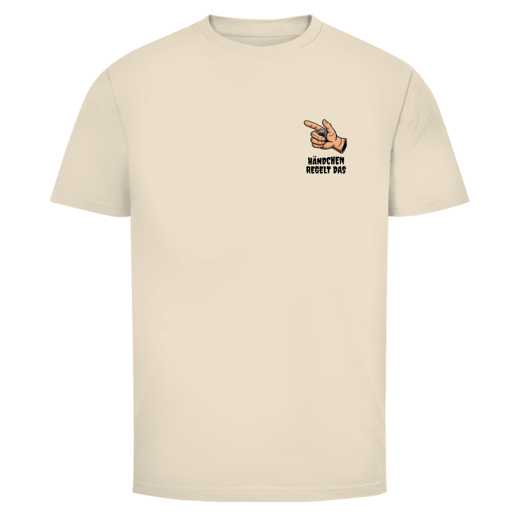 Händchen regelt das Brustdruck | Unisex T-Shirt