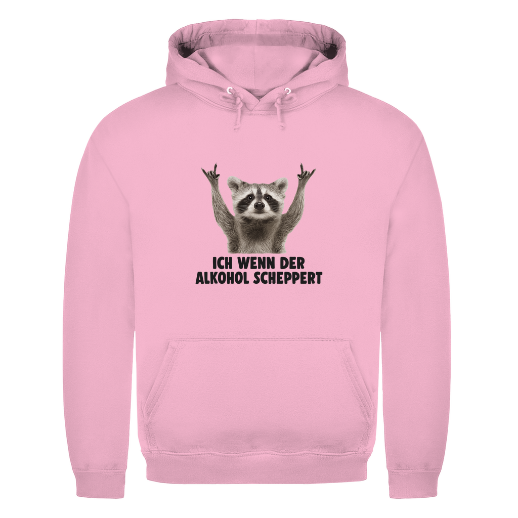 Unisex Hoodie- Wenn der Alkohol scheppert