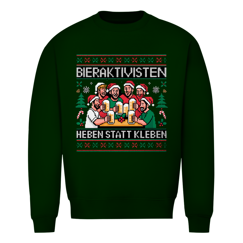 Bieraktivisten heben statt kleben Xmas Edition | Ugly Sweater