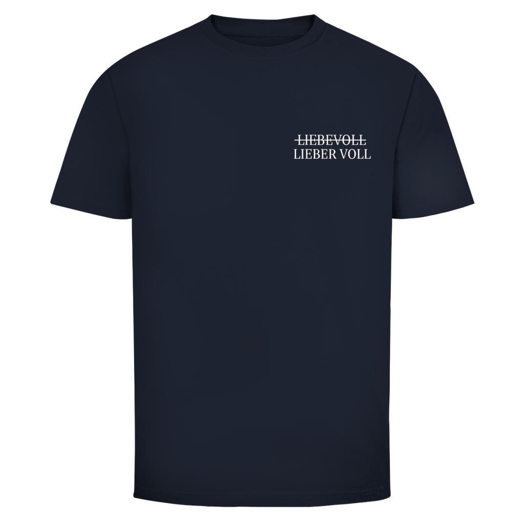 T-Shirt Männer Minimalistisch– Lieber voll