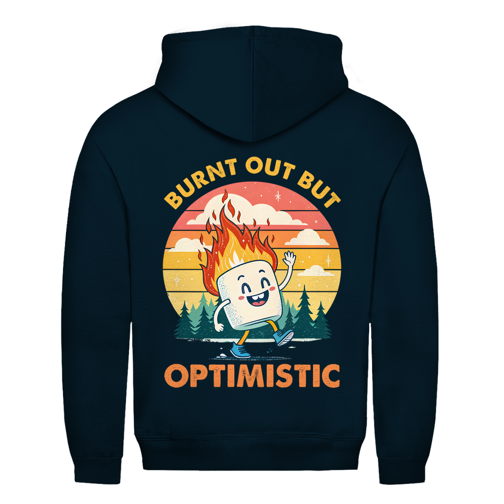 Unisex Hoodie-Rückenprint Burnt Out