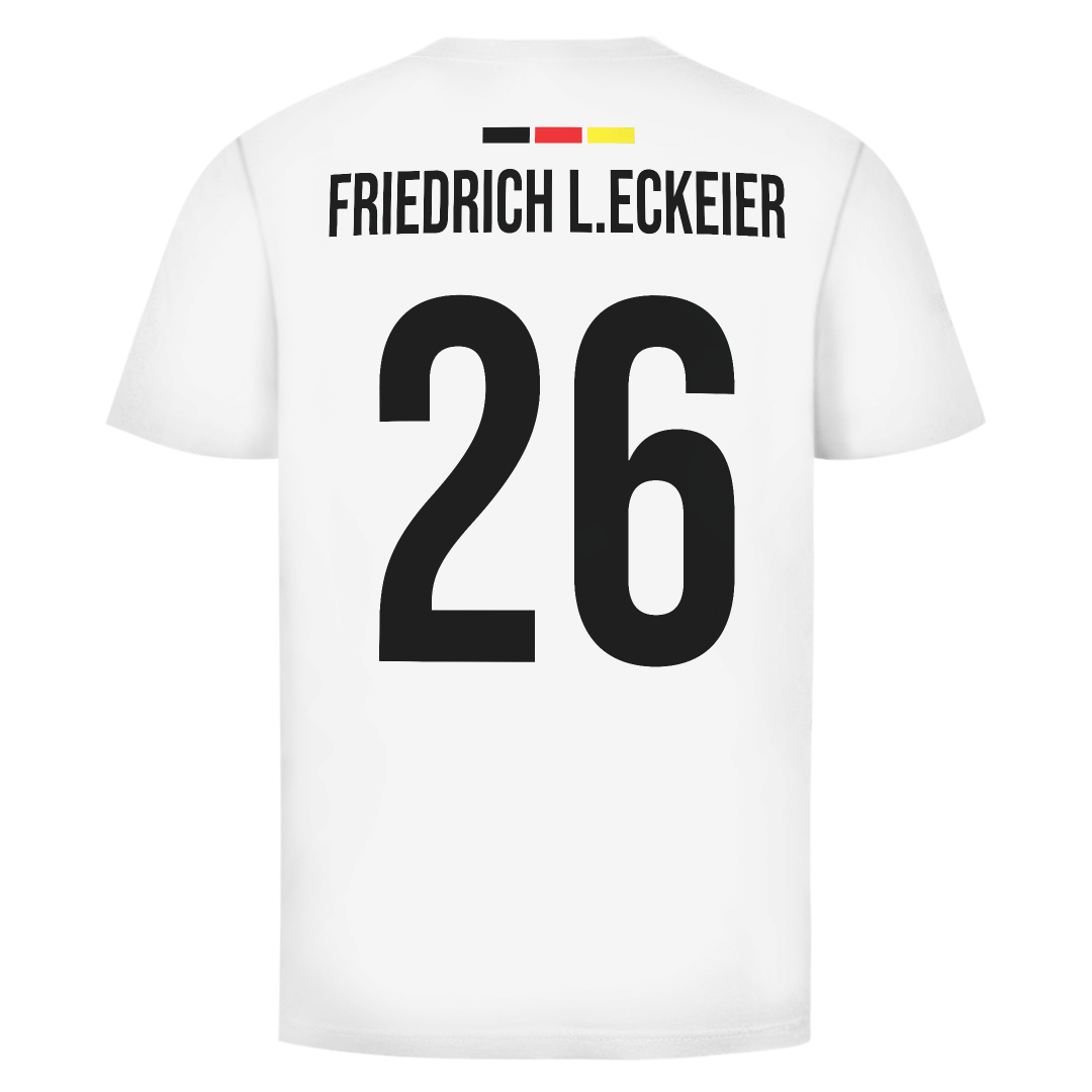 Friedrich L.Eckeier Deutschland Fan Edition beidseitig | Unisex T-Shirt