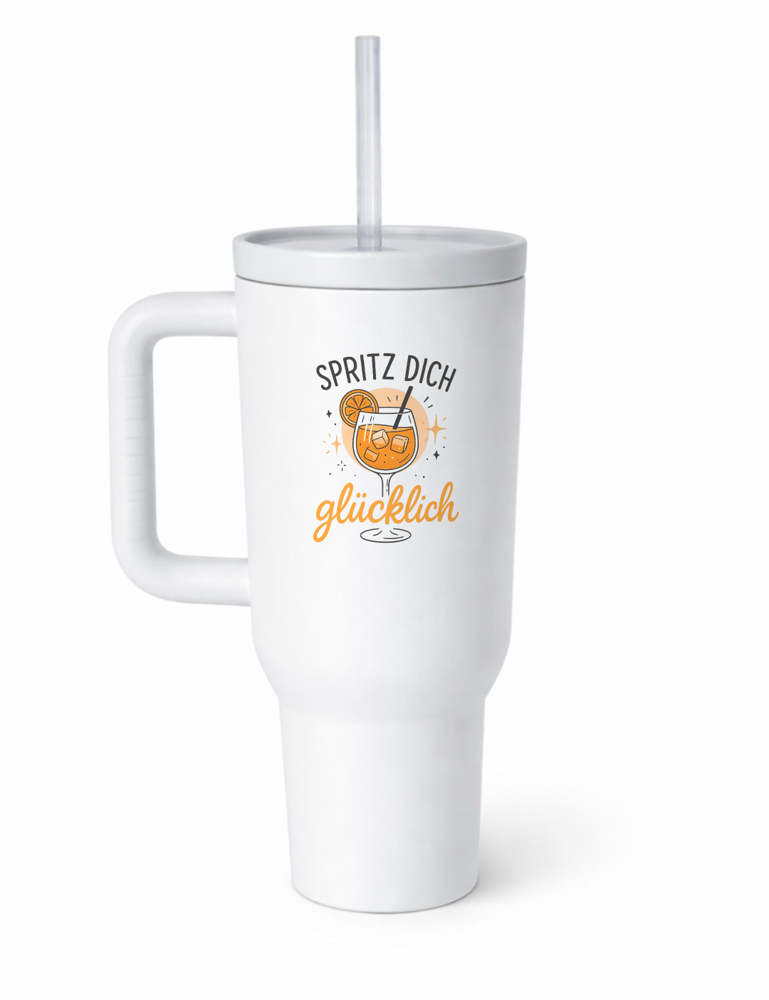 Spritz dich glücklich | Thermobecher