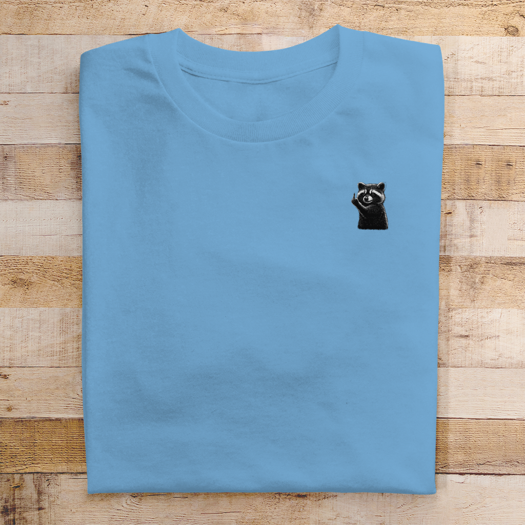 T-Shirt Herren- Lustiger Waschbär
