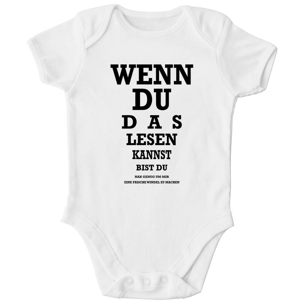 Wenn du das lesen kannst | Baby Body Kurzarm