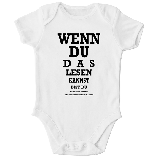 Wenn du das lesen kannst | Baby Body Kurzarm