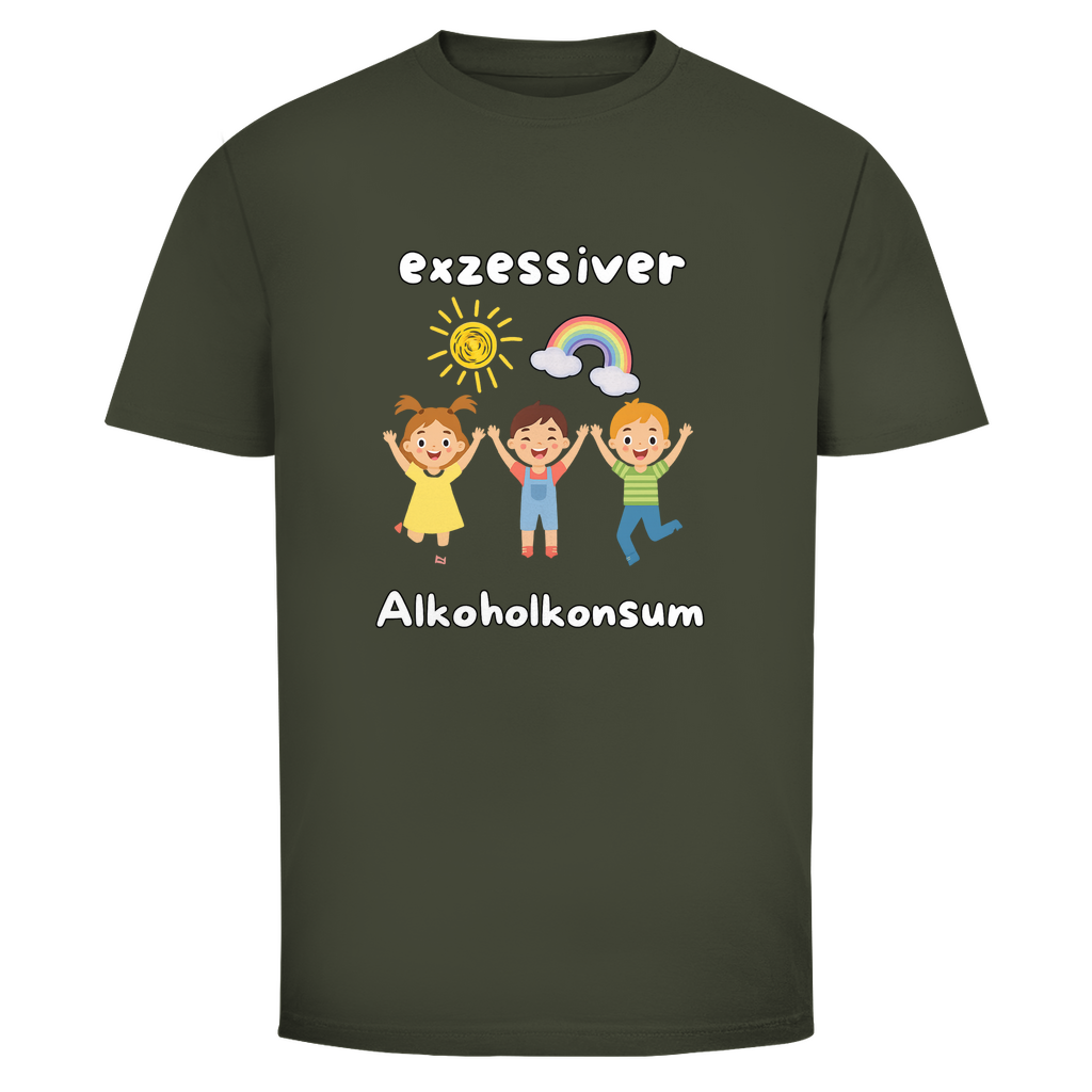 T-Shirt Männer - Exzessiver Alkoholkonsum