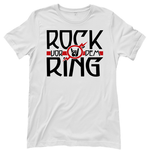 T-Shirt Frauen-Rock vor dem Ring