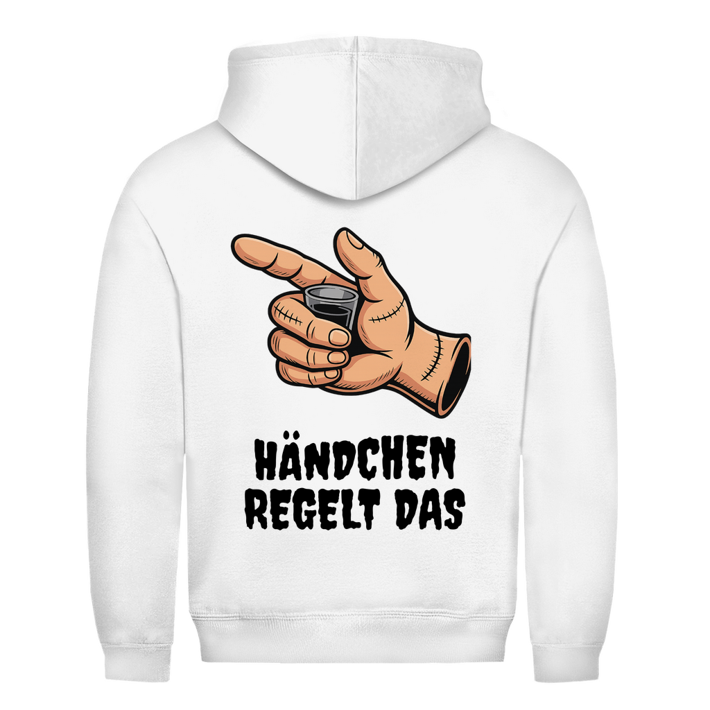 Händchen regelt das Rückendruck | Unisex Hoodie