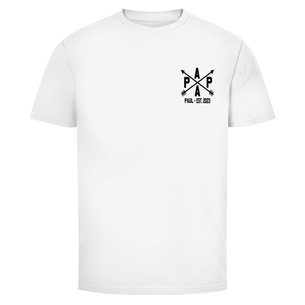 T-Shirt Männer- Personalisiert – mit Name & Jahr